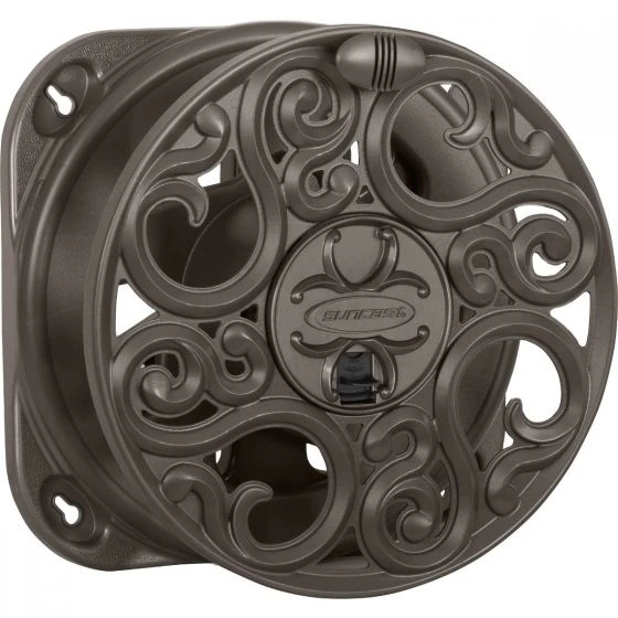 Suncast 60 ft. Sidewinder® Wall Mount Hose Reel - Bronze
