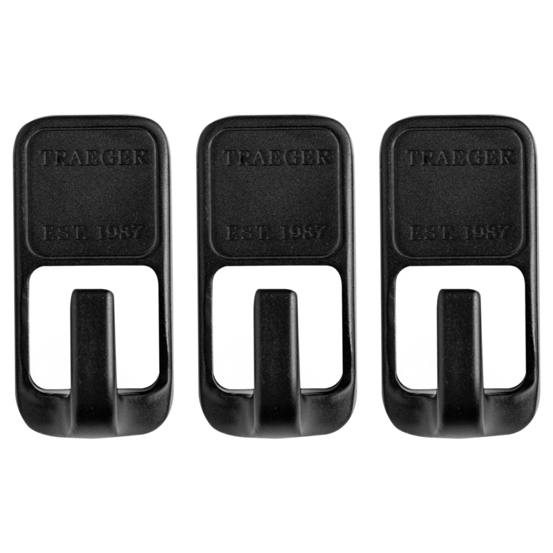 TRAEGER GRILL HOPPER MAGNETIC TOOL HOOKS - 3 PIECE