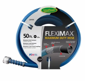 GREEN THUMB FLEXIMAX Garden Hose, Max Duty, 5/8-In. x 50-Ft.