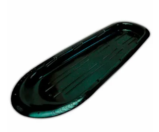Manitou XL Sled, Black Plastic, 66 In.