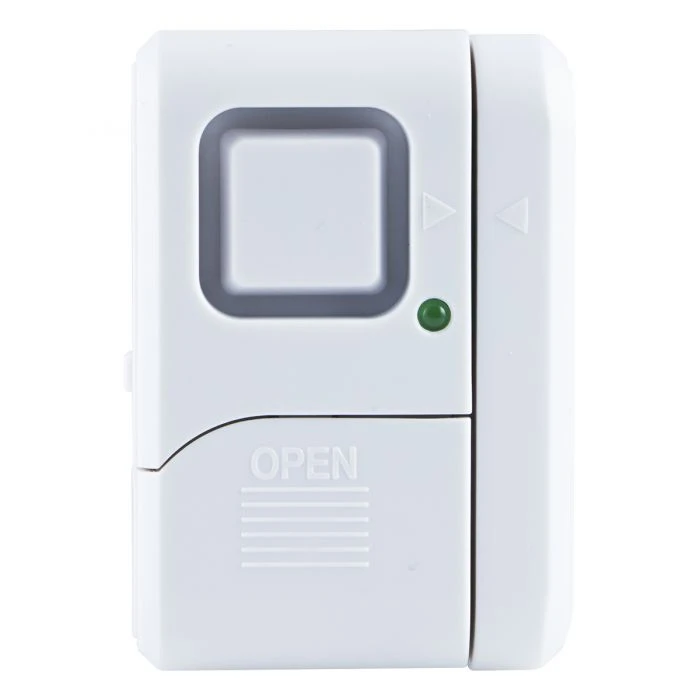 JASCO GE Battery Operated Magnetic Window Or Door Alarm, 4 Pack, White