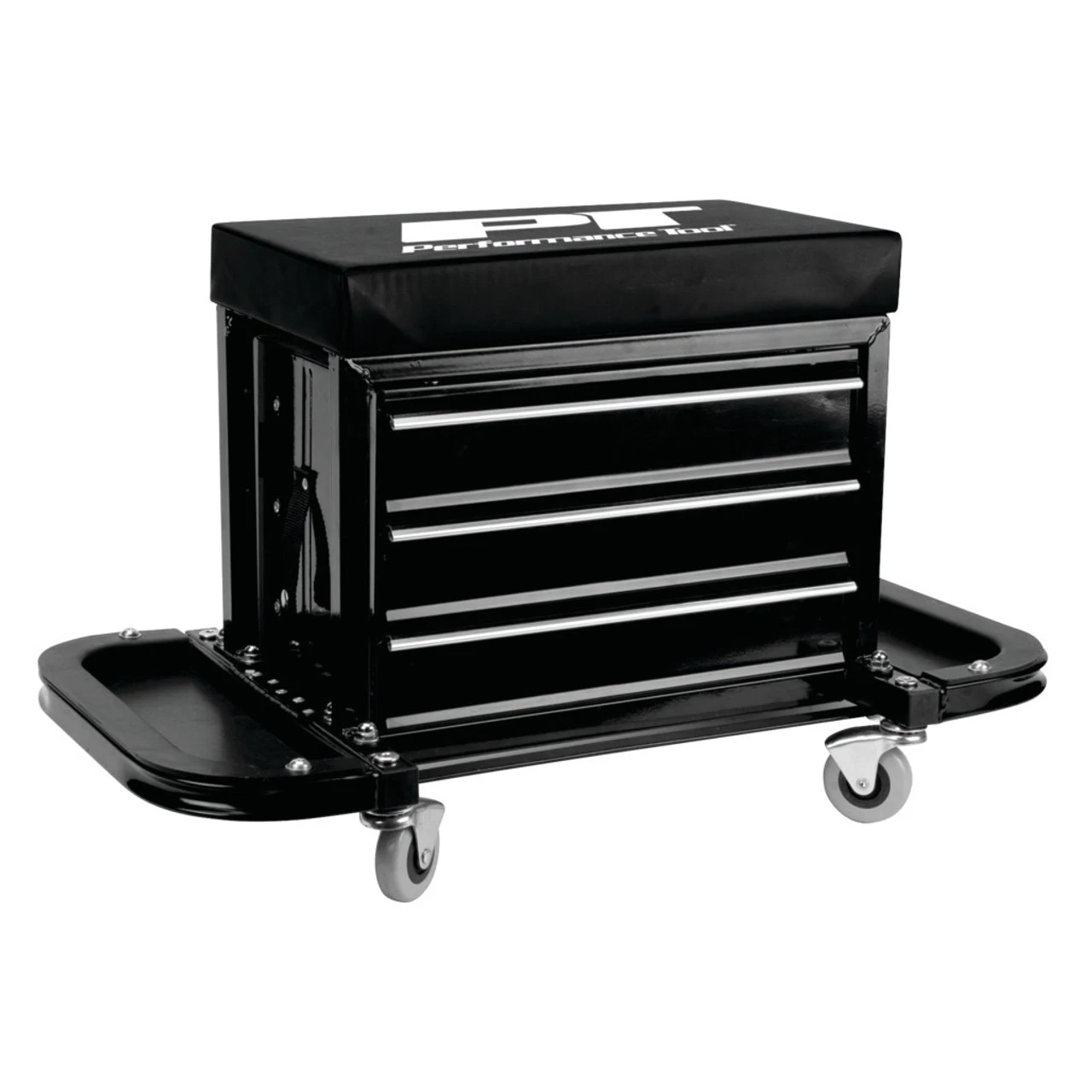 PERFORMANCE TOOL 3 Drawer Rolling Mechanics Seat