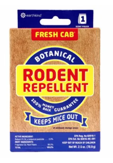 FRESH CAB Botanical Rodent Repellent, 2.5-oz. Pouch