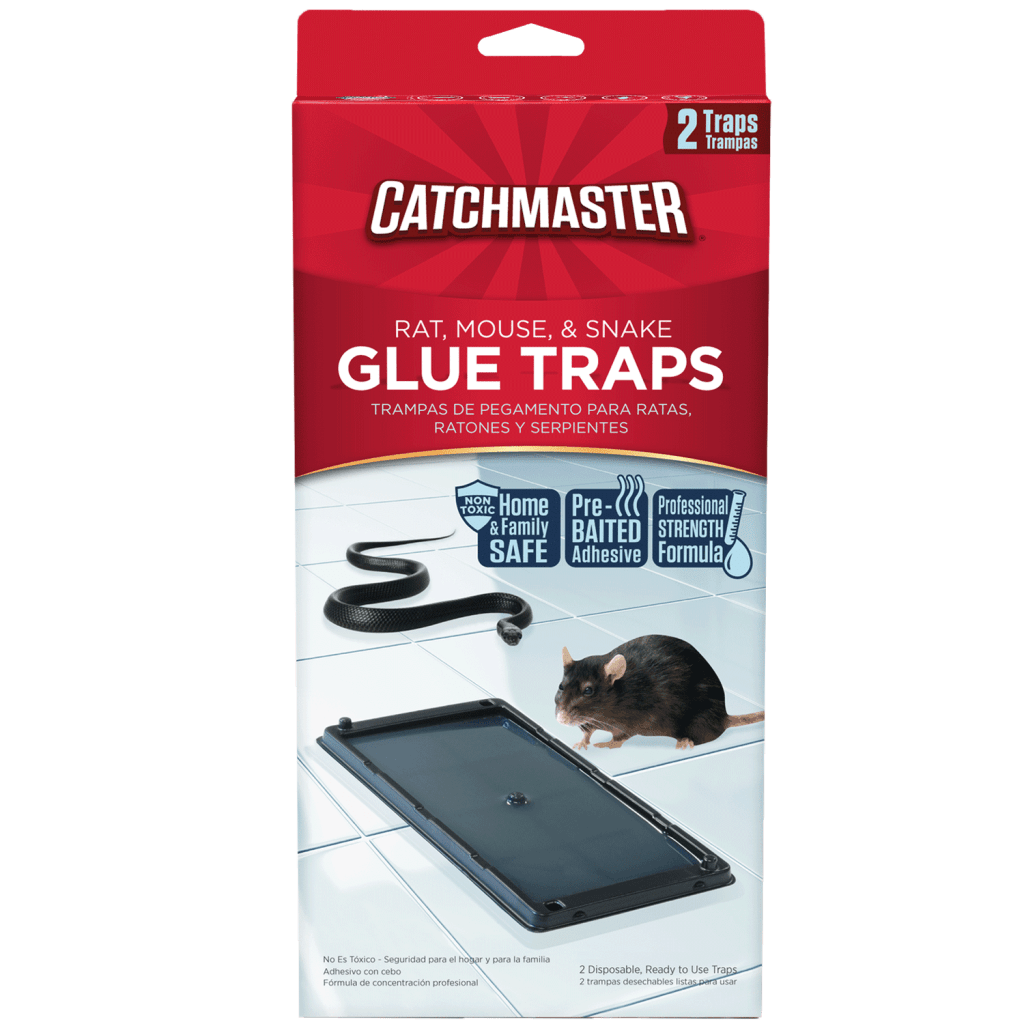CATCHMASTER Rat, Mouse & Snake Glue Traps, 2-Pk.
