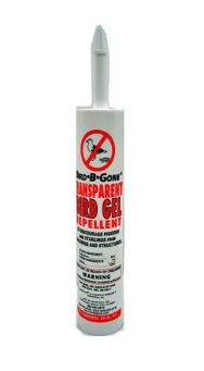BIRD-B-GONE Transparent Bird Repellent, 10-oz. Gel