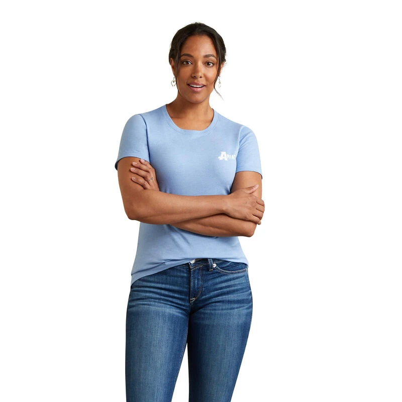 ARIAT DESERT FLAG SS OCEAN B L