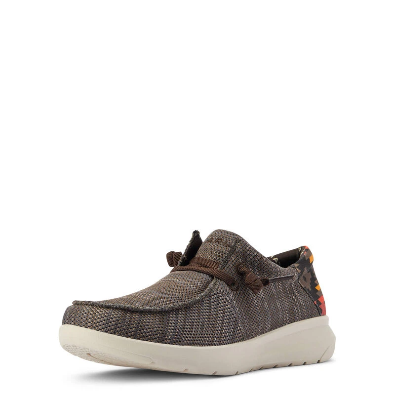 MN HILO LACE BRN/RED AZTE 14  D