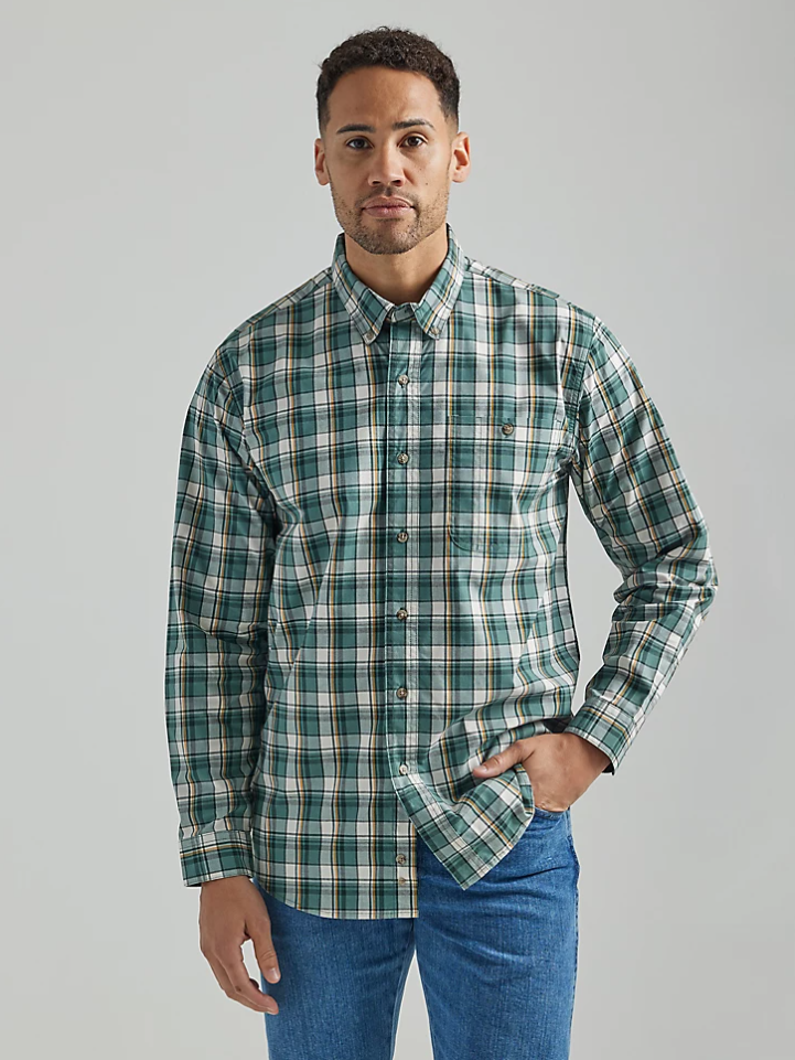 RUGGED WRINKLE RESIST L/S 2XT