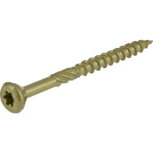 POWER PRO PREMIUM EXTERIOR WOOD SCREWS (#8 X 1-3/4") - 5LB BOX