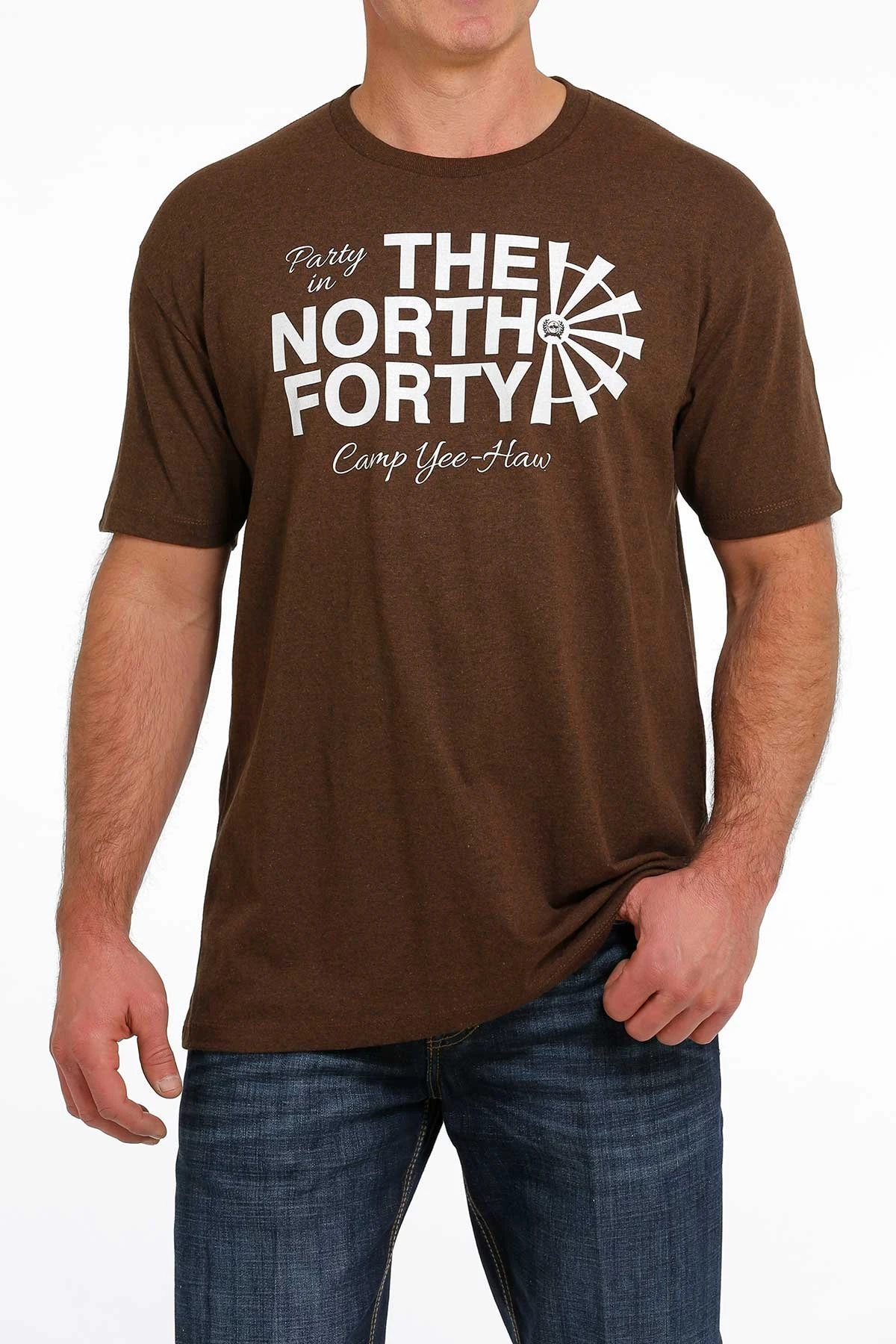 CINCH MENS BRN THE NORTH FORTY S