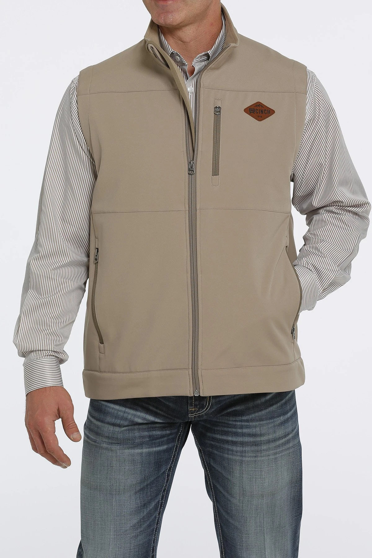 MNS CC BONDED VEST KHA S