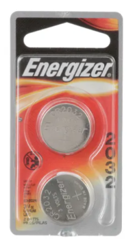 ENERGIZER 3V Lithium Coin Batteries, 2032, 2 Pack