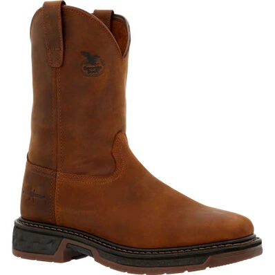 『TEN WOLF RAYON SS BROWN S』 Cabor EPX® Waterproof Composite Toe Wellington - Work Boots