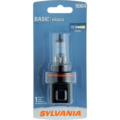 SYLVANIA 9004 Basic Halogen Fog Light Bulb, 9004.BP