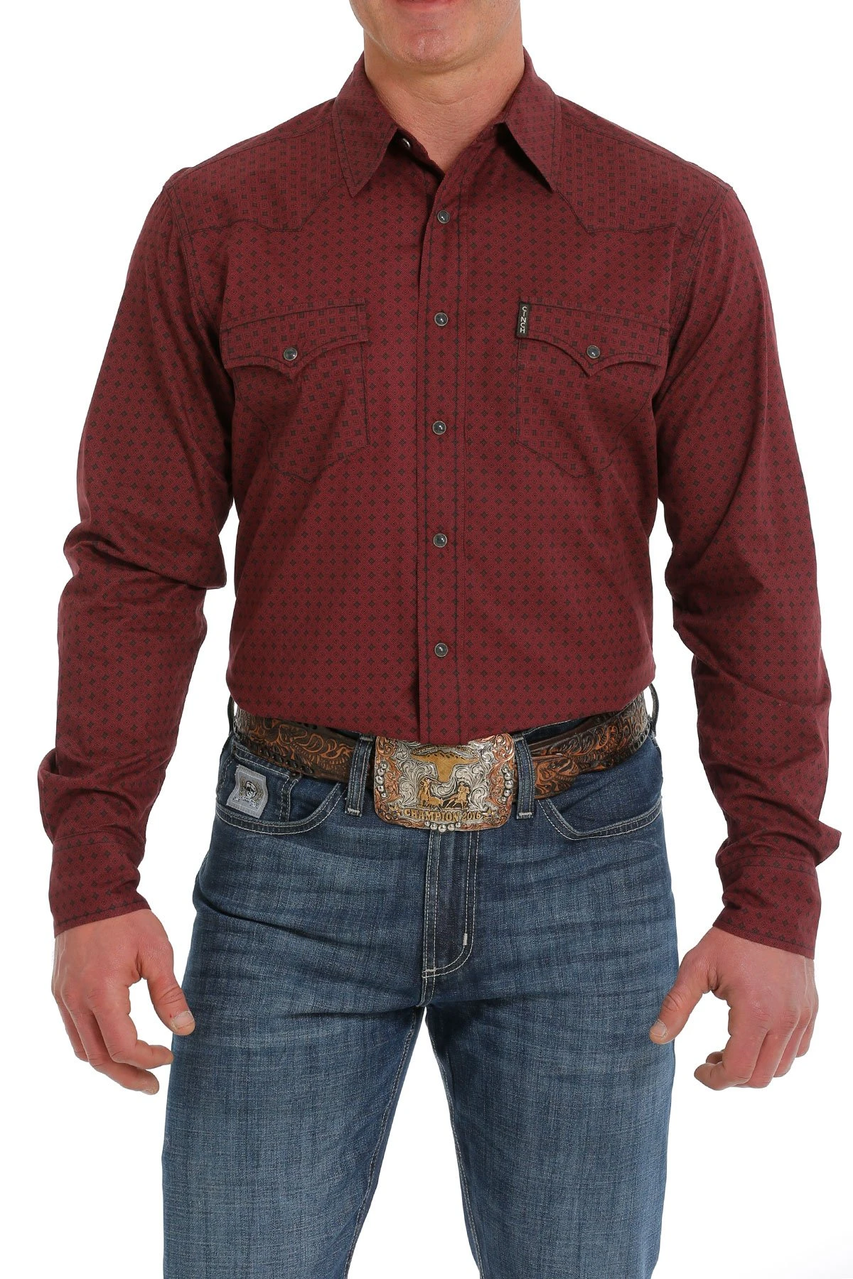 MENS L/S MODERN BUR XXL