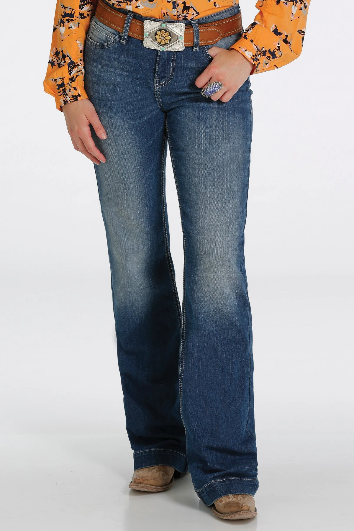 WMNS HAYLEY MED STONE JEAN 31R