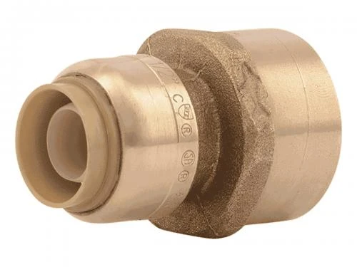 SharkBite Brass Push Female Adapter, Lead Free, 1/2 x 3/4-In.