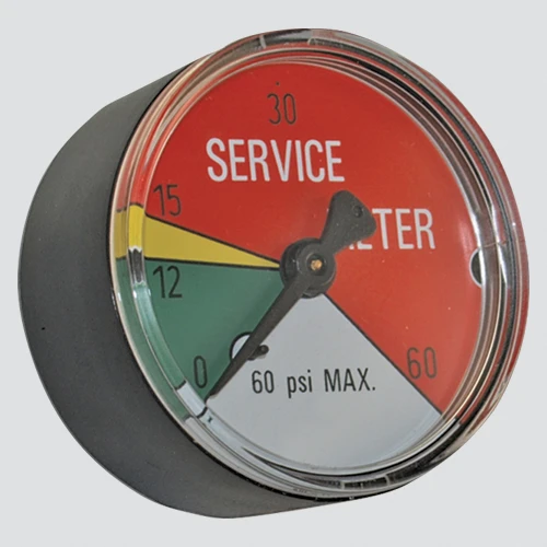 APACHE 2" 15 PSI Hydraulic Filter Service Indicator Gauge