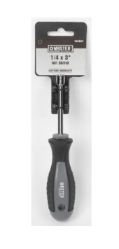 MASTER MECHANIC .25 x 3.25-In. Round Solid Nut Driver