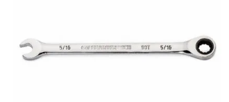 GEARWRENCH Combination Ratcheting Wrench, 90-Tooth, 12-Point, 5/16 In.