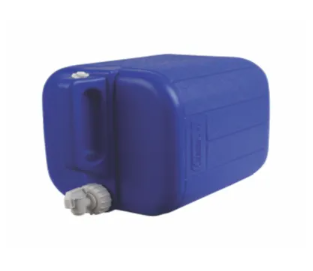 COLEMAN Polylite Water Carrier, Blue, 5-Gals.