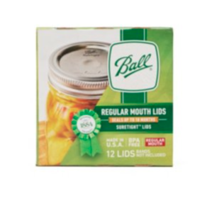 BALL Regular Dome Canning Lids, 12-Pk.