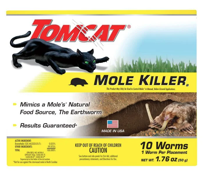 TOMCAT Worm-Shaped Mole Killer, 10-Pk.