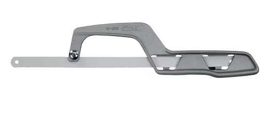 STANLEY Metal Mini Hacksaw, 10-In.