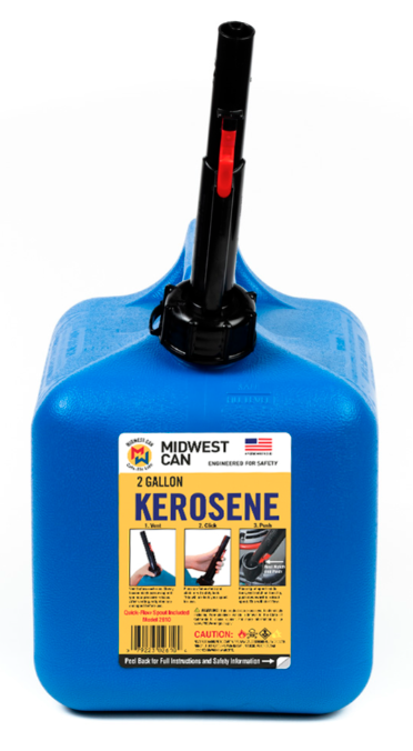 MIDWEST CAN 2 GALLON KEROSENE CAN
