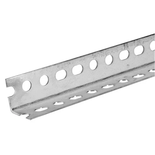 STEELWORKS SLOTTED ANGLE ZINC-PLATED (1-1/4" X 1-1/4" X 3')