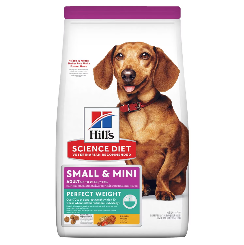 Hill's Science Diet Adult Perfect Weight Small & Mini Chicken Recipe dog food