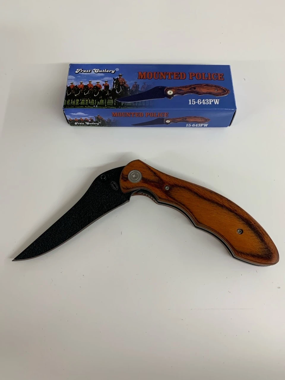 Mounted Police Tactical Folding Knife with 2.75 Inch Blade, Durable and Compact Design