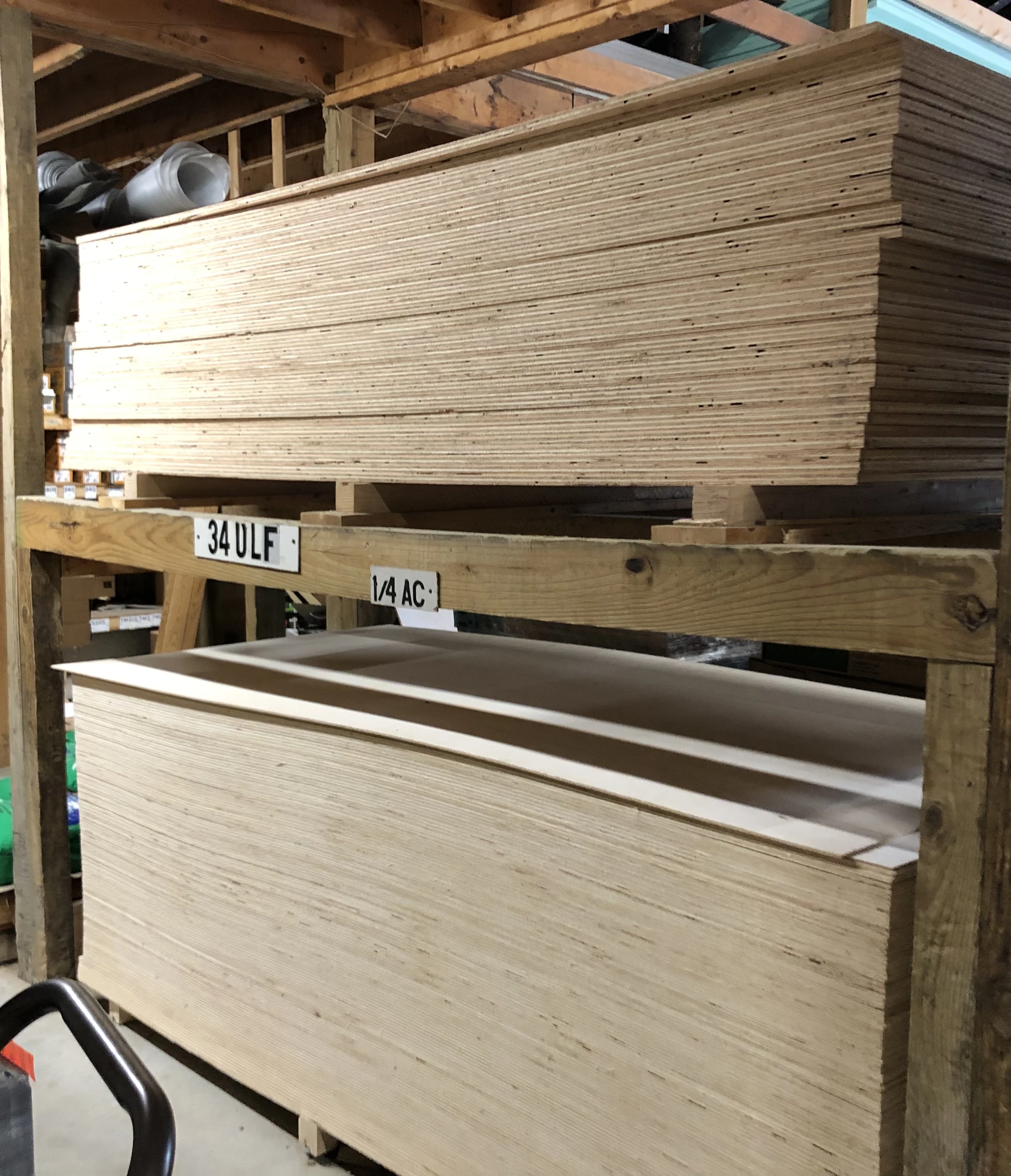 1/4X4X8 AC EXT PLYWOOD