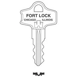 K750 FORT LOCK (NATIONAL CABINET) KEY BLANKS