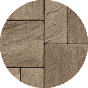 TECHO-BLOC CHESTNUT BROWN EVA PAVER (132.48 SF) SKID