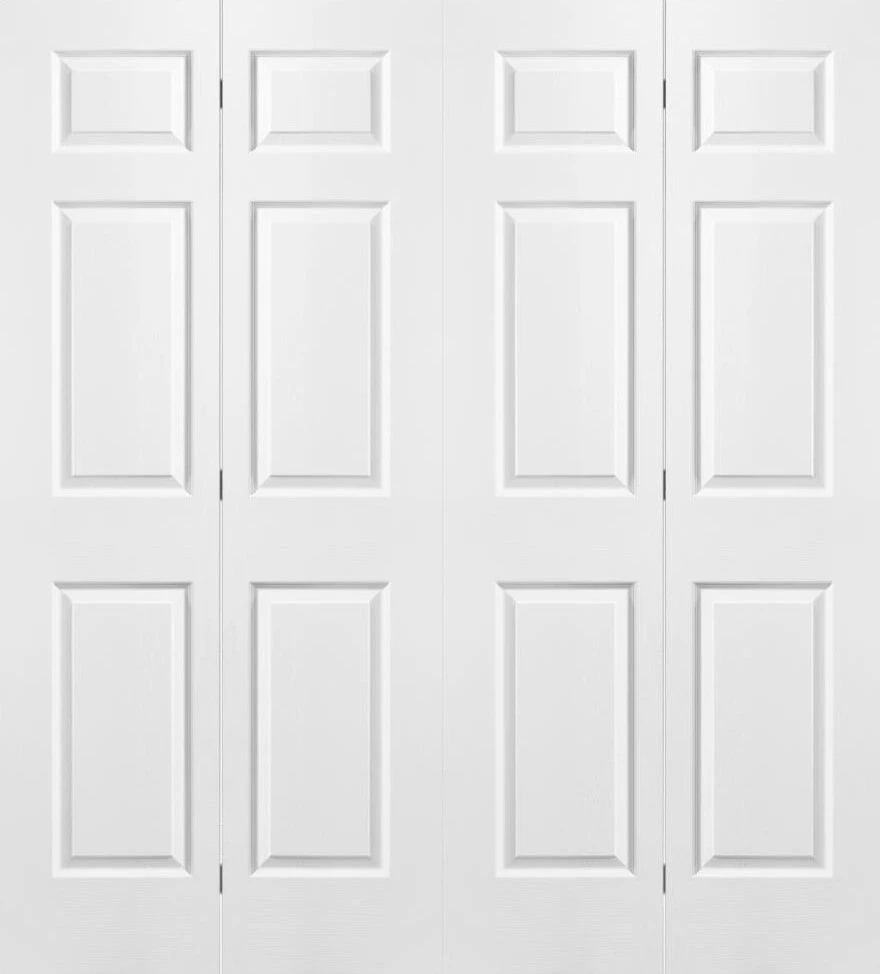 6/0 (72") 6-PANEL PRIMED COLONIST CARTON PACKED BIFOLD DOOR