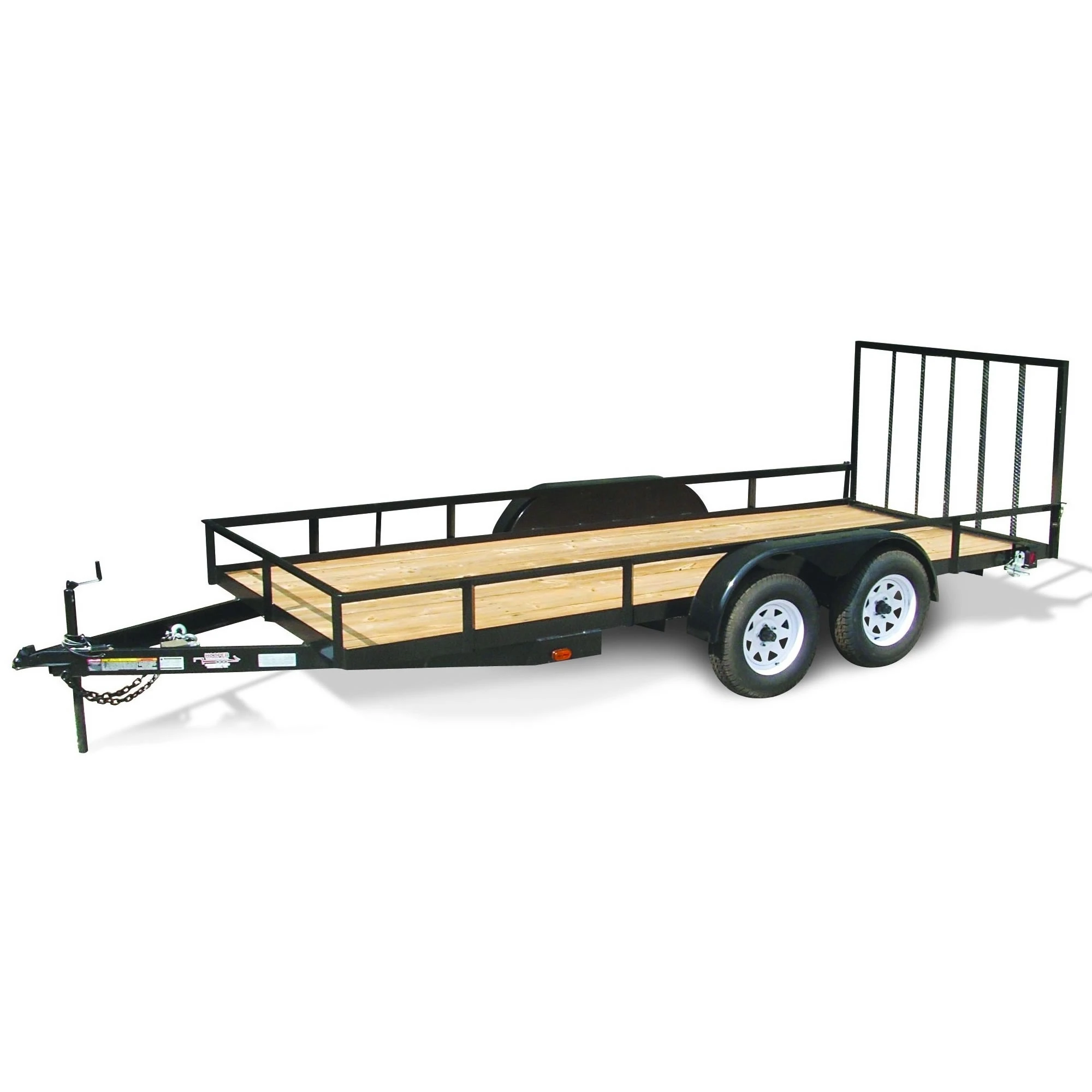 6.5' X 16' FLATBED ANGLE TRAILER 7000LBS