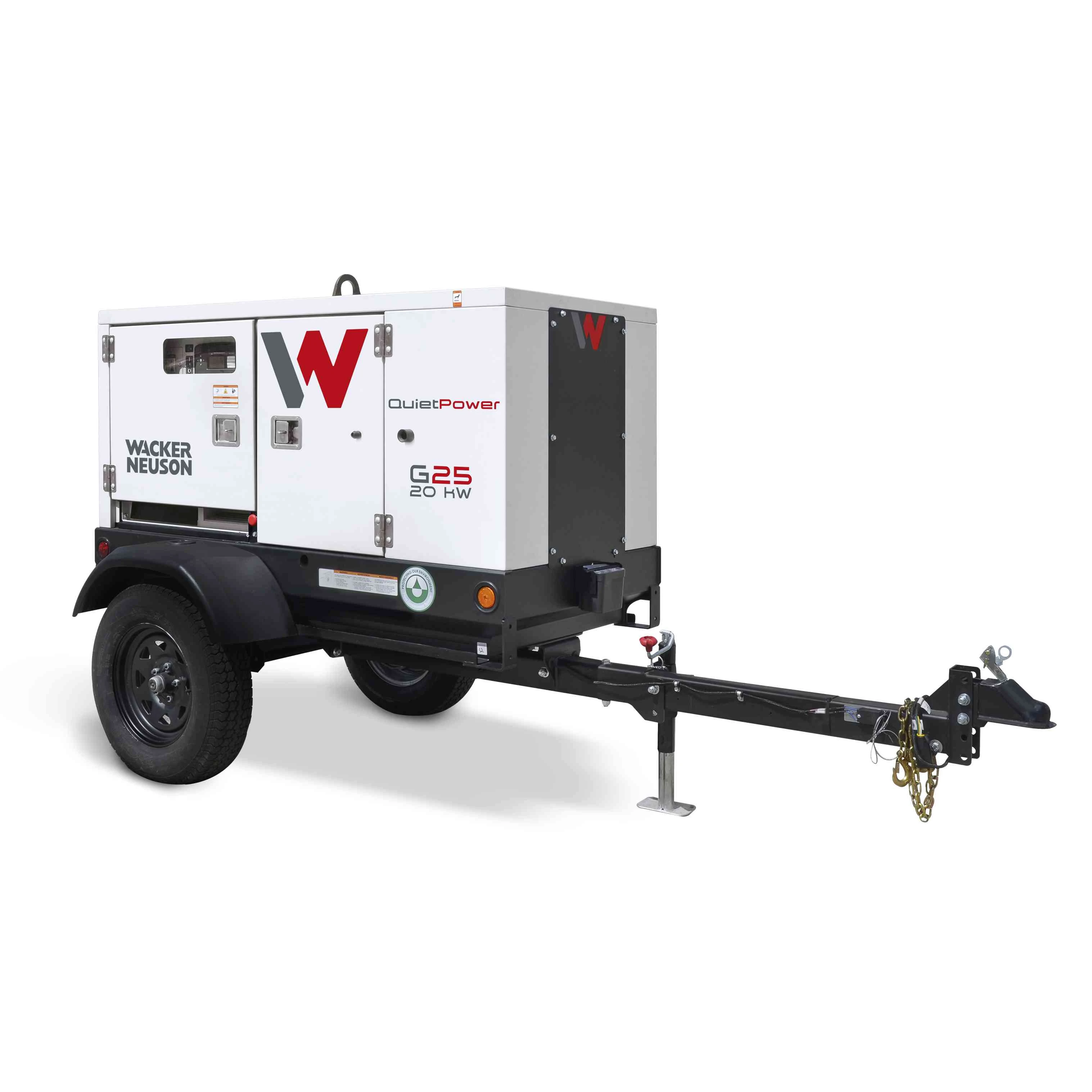 G25 MOBILE GENERATOR, 20KW/25KVA