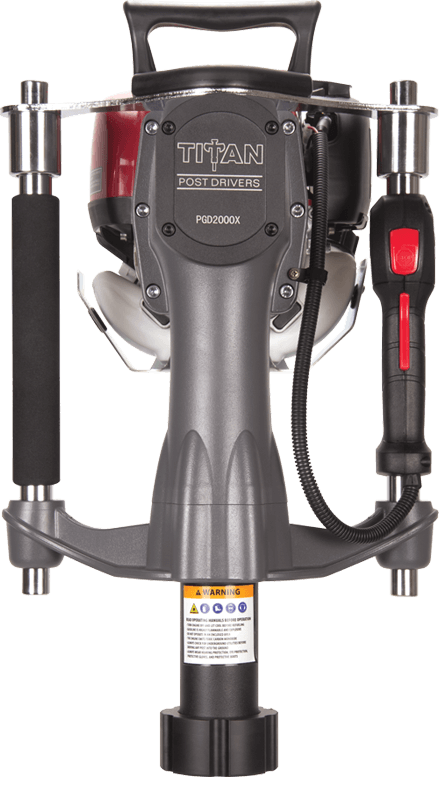 GAS POWERED POST DRIVER, HANDHELD
