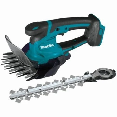 MAKITA BATTERY GRASS SHEAR WITH HEDGE TRIMMER BLADE, 18V