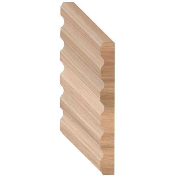 FLUTED CASING 5-1/4" X 16' MOULDING A GRADE
