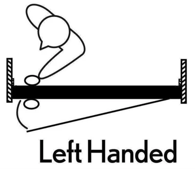 32"X80" (2/8 6/8) LEFT HAND METAL EXTERIOR FLUSH DOOR UNIT 4-9/16" JAMB