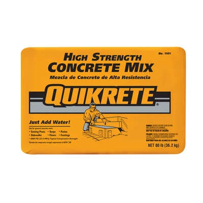 80 Lb High Strength Concrete Mix - Gray, Ready To Use