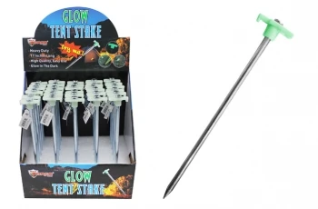 2128633 Glow In The Dark Tent Stake - Durable And Bright For Camping