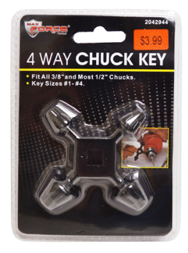 4 WAY CHUCK KEY