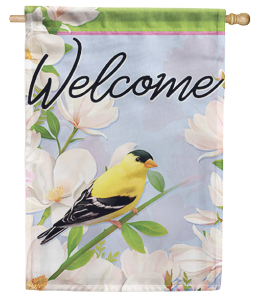 GOLDFINCH LARGE FLAG