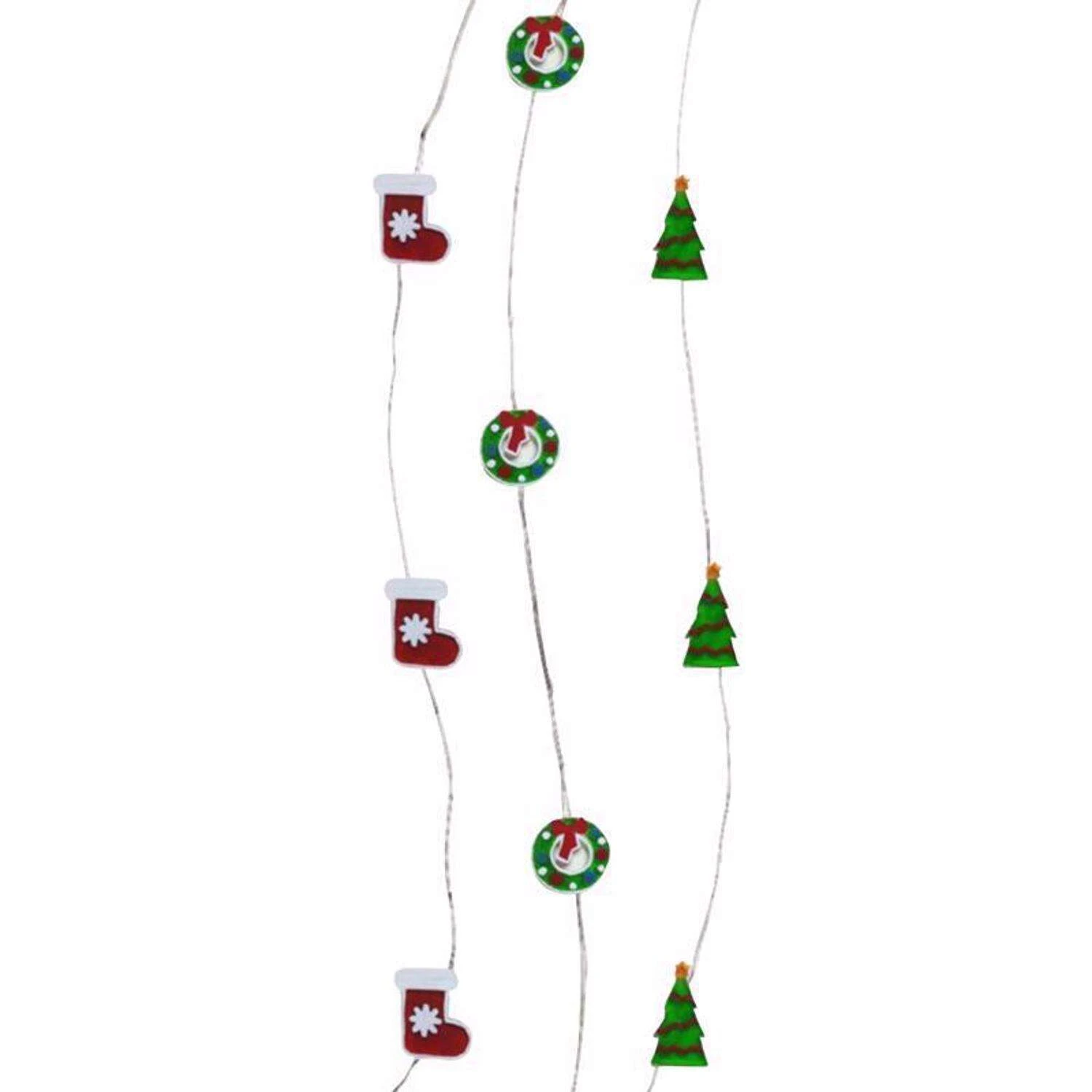 LED Micro Dot/Fairy Clear/Warm White 20 ct Novelty Christmas Lights 6.2 ft.