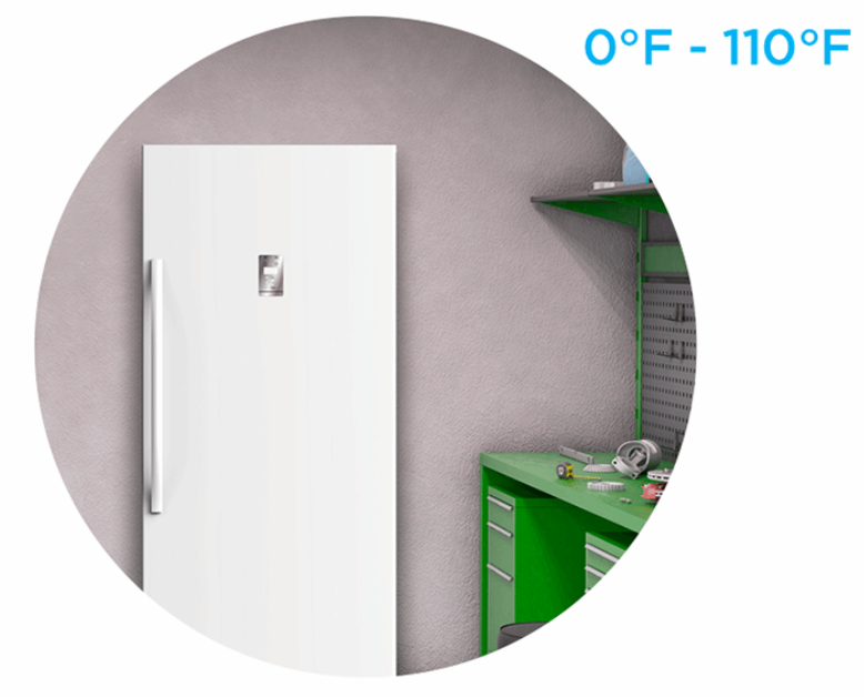 17 CU. FT. Midea Convertible Upright Freezer