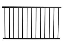 5' x 36" WESTBURY TUSCANY C10 BLACK ALUMINUM RAIL KIT