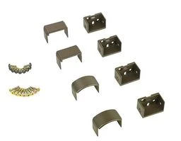 WESTBURY BRONZE ALUMINUM WALL MOUNT BRACKET KIT 2 TOP AND 2 BOTTOM
